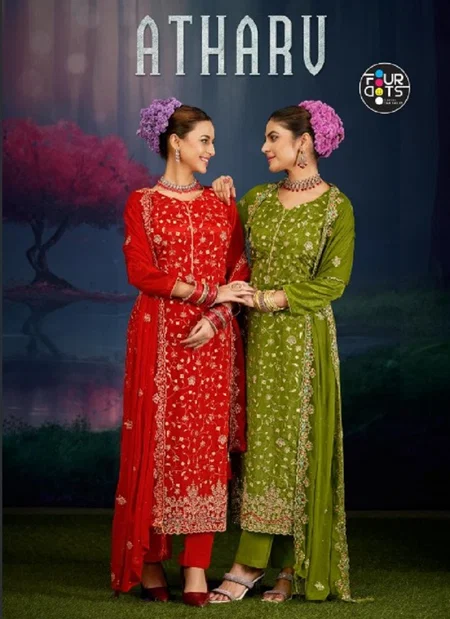 Atharv By Fourdots Glass Organza Fancy Designer Salwar Suits Orders In India